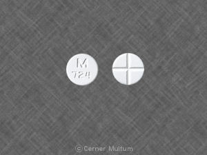 Tizanidine hydrochloride 4 mg M 724