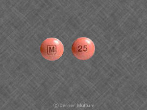 Pill M 25 Orange Round is Tofranil