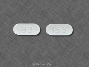 Pill 93 155 White Oval is Topiramate