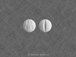 Pill 54 015 White Round is Torsemide