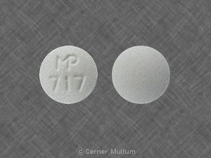 Pill MP 717 White Round is Tramadol Hydrochloride