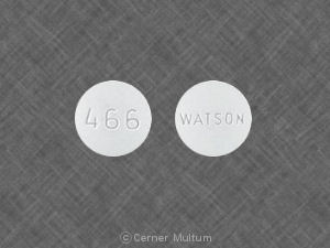 Pill WATSON 466 White Round is Tramadol Hydrochloride