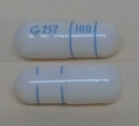 Pill G 252 100 White Capsule/Oblong is Tramadol Hydrochloride Extended-Release