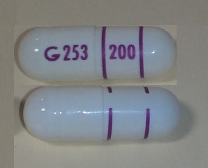 Pill G 253 200 White Capsule/Oblong is Tramadol Hydrochloride Extended-Release