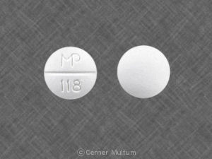 Trazodone hydrochloride 50 mg MP 118