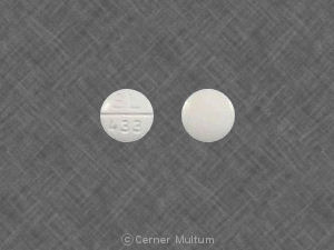 Pill SL 433 White Round is Trazodone Hydrochloride