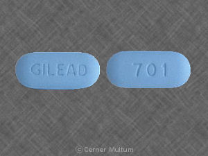 Truvada 200 mg / 300 mg GILEAD 701