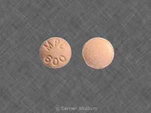Pill MPC 600 Tan Round is Urocit-K