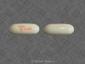 Pill LOGO 2120 White Capsule/Oblong is Valproic Acid