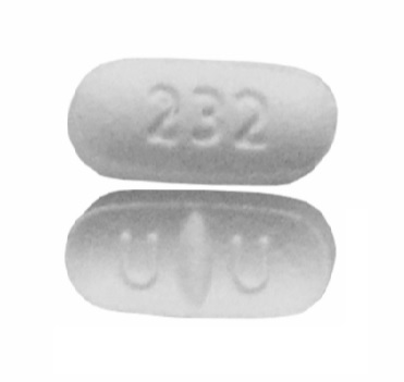 Pill U U 232 White Oval is Valsartan