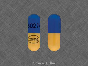 Verapamil hydrochloride SR 240 mg 60274 240 mg