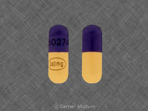 Verapamil hydrochloride SR 360 mg 60274 360 mg