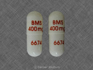 Videx EC 400 mg BMS 400MG 6674