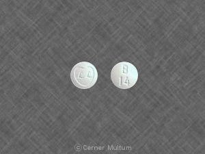 Ziac 10 mg / 6.25 mg LL B 14