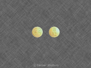 Pill LL B 12 Yellow Round is Ziac