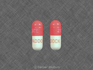 Pill ZINCATE PADDOCK Orange & White Capsule-shape is Zincate