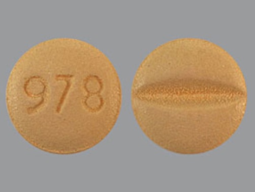 Pill 978 Yellow Round is Zolmitriptan