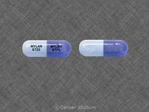 Zonisamide 25 mg MYLAN 6725 MYLAN 6725