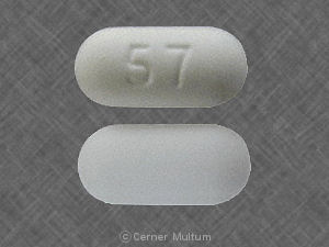 Pill 57 is Zorprin 800 mg