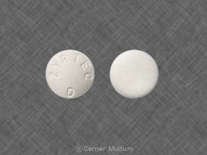 Pill ZYRTEC D White Round is Zyrtec-D