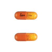 Pill Logo (Actavis) 0304 Logo (Actavis) 0304 Brown & Orange Capsule/Oblong is Dextroamphetamine Sulfate Extended-Release