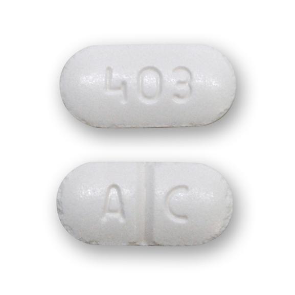 Pill A C 403 White Capsule/Oblong is Fluoxetine Hydrochloride