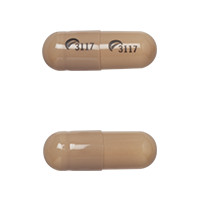 Pill Logo (Actavis) 3117 Logo (Actavis) 3117 Brown Capsule-shape is Morphine Sulfate Extended-Release