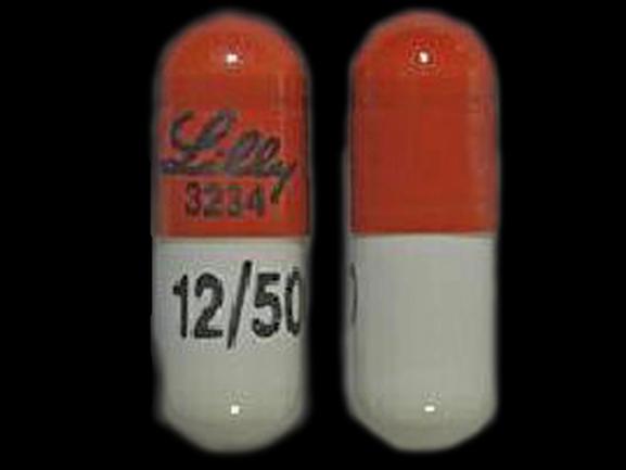 Symbyax 50 mg / 12 mg Lilly 3234 12/50