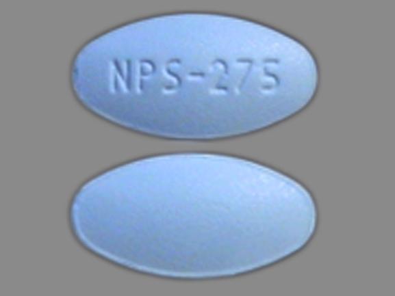 Pill NPS-275 Blue Oval is Anaprox