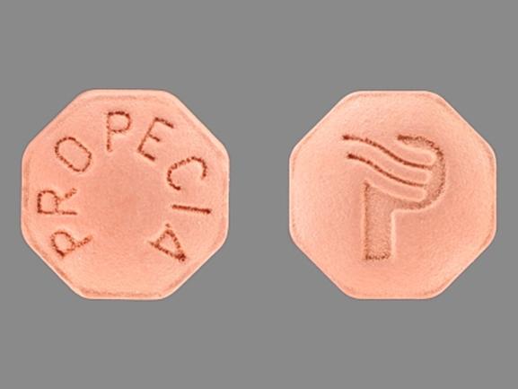 Pill P PROPECIA Orange Eight-sided is Propecia