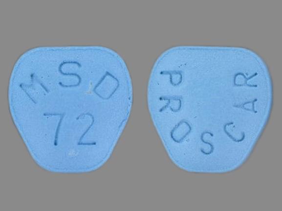 Pill Imprint PROSCAR MSD 72 (Proscar 5 mg)