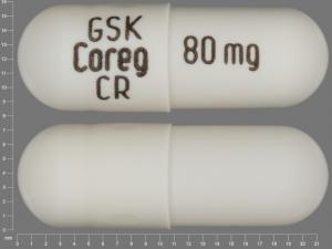 Coreg CR 80 mg GSK COREG CR 80 mg