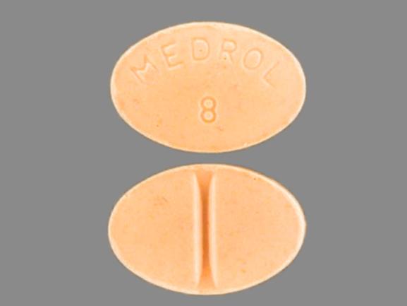 Pillerit MEDROL 8 on Medrol 8 mg