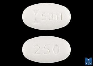 Ciprofloxacin hydrochloride 250 mg LOGO 5311 250