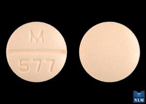 Amiloride hydrochloride and hydrochlorothiazide 5 mg / 50 mg M 577