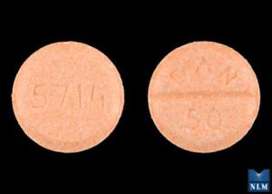 Amoxapine 50 mg 5714 DAN 50