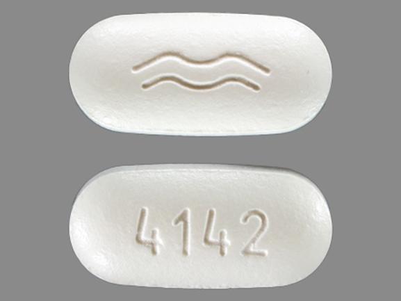 Pill 4142 logo White Oval is Multaq