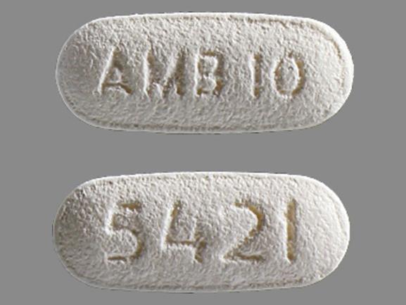 Ambien 10 mg AMB 10 5421