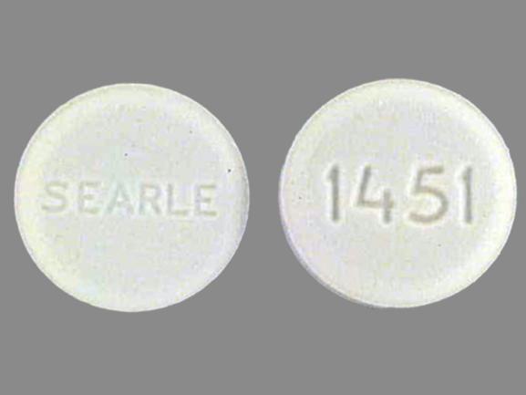 Pill SEARLE 1451 White Round is Cytotec