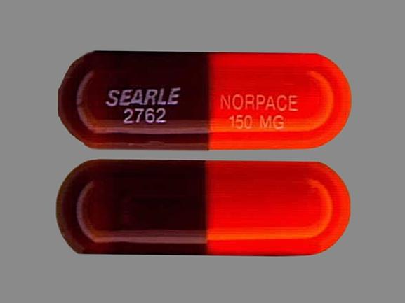 Norpace 150 mg SEARLE 2762 NORPACE 150 MG