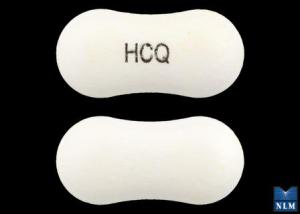 Pill HCQ White Oval is Hydroxychloroquine Sulfate
