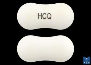 Pill HCQ White Oval is Hydroxychloroquine Sulfate