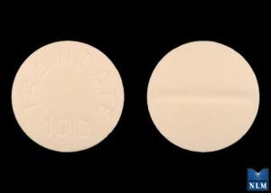 Pill Imprint TRANDATE;100 (Trandate 100 mg)