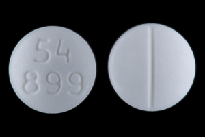 Pill 54 899 White Round is Prednisone