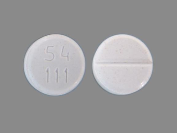 Pill 54 111 White Round is Mefloquine