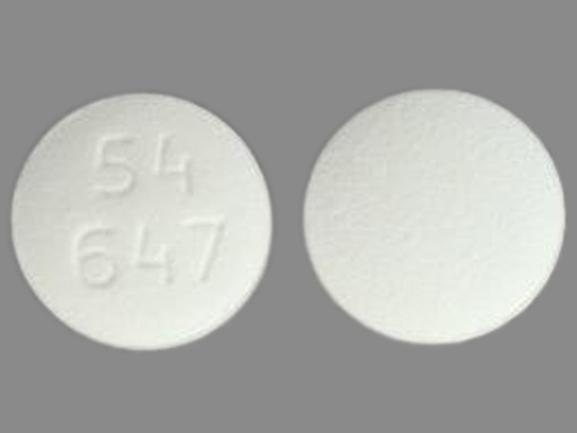 Pill 54 647 White Round is Pilocarpine Hydrochloride