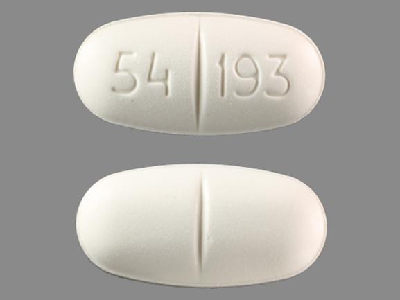 Pill 54 193 White Capsule/Oblong is Nevirapine