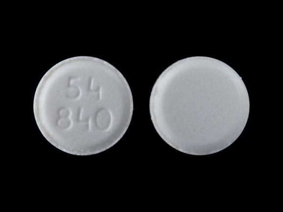 54 840 Pill White Round Drugs Com Pill Identifier