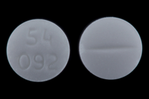 Pill 54 092 White Round is Prednisone