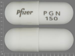 Lyrica 150 mg Pfizer PGN 150